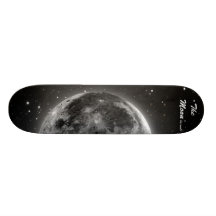 The Moon Skateboard Deck