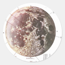 the moon sticker