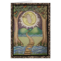 The Moon Tarot Card