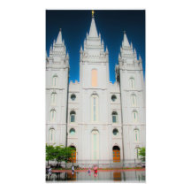 The Mormon Temple Art Photo