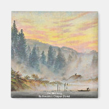 The Morning By Friedrich Caspar David Fridge Magnets