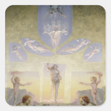 The Morning , c.1808-9 Square Sticker