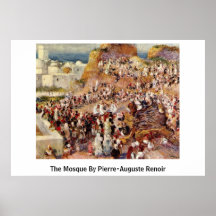 The Mosque By Pierre-Auguste Renoir Poster