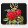 The Moss Rose - Vintage Fine Art Mouse Pad