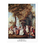The Moulinet By Nicolas Lancret Postcard