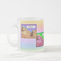 The Mount Rushmore Heads Humour on Cups & Mugs