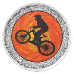 THE MOUNTAIN BIKERS DINNER PLATES