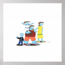 The Mountain Folk - Framed Print - The Family