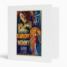 The Mummy 1932 Film 3 Ring Binder