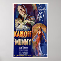 The Mummy Poster with Boris Karloff from 1932
