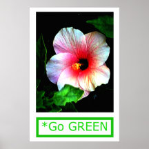 The MUSEUM Artist Series by jGibney  Go Hibiscus Print