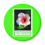 The MUSEUM Artist Series by jGibney  Hibiscus Go G Fridge Magnets