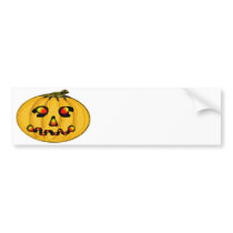 The MUSEUM Artist Series jGibney Pumpkinfirey Bumper Sticker