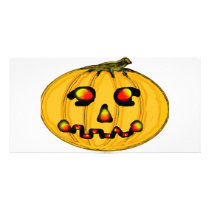 The MUSEUM Artist Series jGibney Pumpkinfirey Custom Photo Card