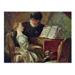 The Music Lesson,  By Fragonard, Jean-Honoré (Best Postcards