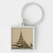 The Myei-nan or Main Audience Hall Keychains