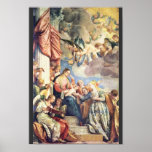 The Mystical Marriage Of St. Catherine By Veronese Posters