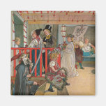 "The Name Day" by Carl Larsson Fridge Magnets