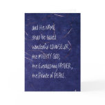 The Names of Messiah Christmas Card
