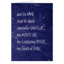 The Names of Messiah Christmas Card