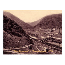 The Narrows Vintage Cumberland Postcard