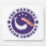the narwhal whale bacon company mousepad