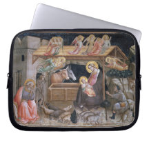 The Nativity, detail from The life of the Virgin a Laptop Sleeves