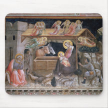 The Nativity, detail from The life of the Virgin a Mousepad