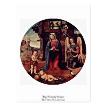 The Nativity Scene By Piero Di Lorenzo Postcards