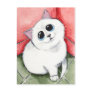 The Naughty Corner: Time's Up - Cat Art Postcards