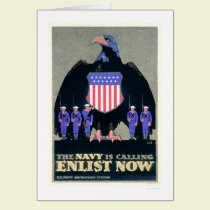 The Navy is Calling - Enlist Now (US02291A) cards