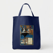 The Navy Wants Men Canvas Bags