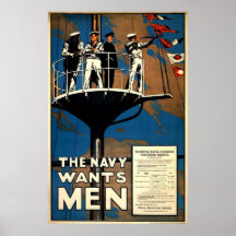 The Navy Wants Men Poster