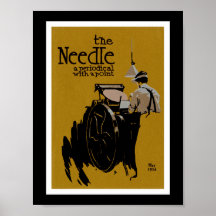 The Needle periodical illustration Poster