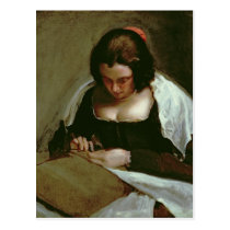 The Needlewoman, c.1640-50 postcards