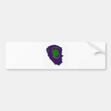 THE NEON CHIMP BUMPER STICKER