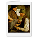 The Nest Egg By Wilhelm Leibl Card