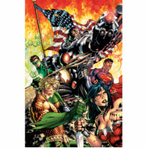 The New 52 Cover #5 Acrylic Cut Outs