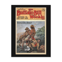 The New Buffalo Bill Weekly No. 210 1916 Post Cards