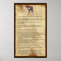The New Pony Lesson: Native American Wisdom Poster