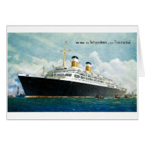The New S.S. Independence and S.S. Constitution Greeting Cards