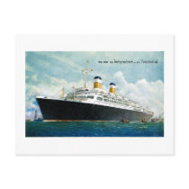 The New S.S. Independence and S.S. Constitution Postcards