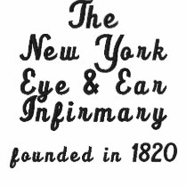 The, New York, Eye & Ear, Infirmary. Embroidered Shirt