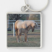 The Newborn square keyring Keychain