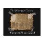 the newport tower post card