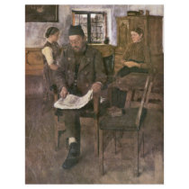 The Newspaper By Leibl Wilhelm (Best Quality) Personalized Flyer
