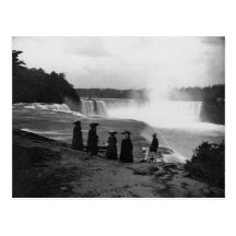The Niagara Falls ~ 1853 Postcard
