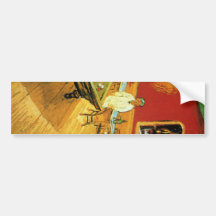 The Night Cafe by Vincent Van Gogh Bumper Stickers