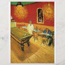 The Night Cafe by Vincent Van Gogh Flyers