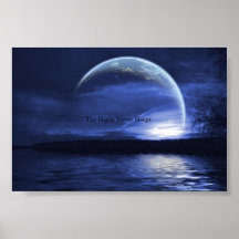 The Night Never Sleeps Print